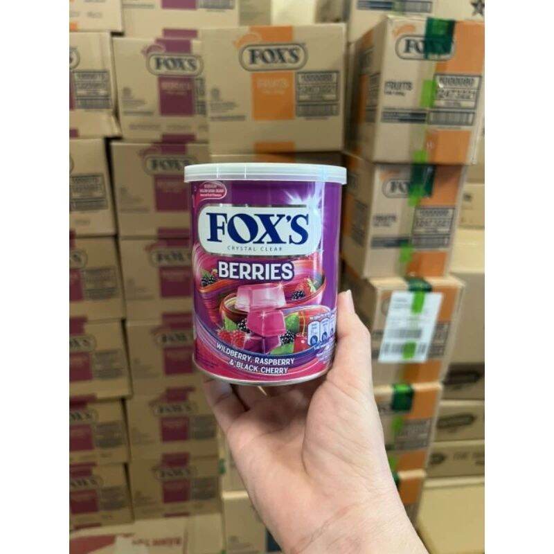 KẸO LON FOXS CRYSTAL CLEAR CANDY- NET 180G