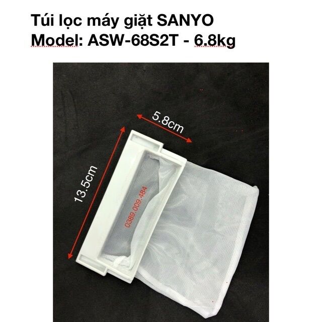 Túi lọc rác máy giặt Sanyo ASW-68S2T 6.8kg