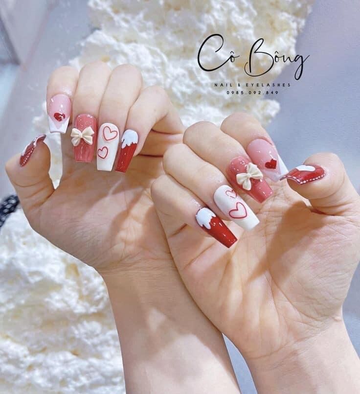 Mẫu Nailbox xinh - Nailbox thiết kế theo yêu cầu kèm keo dũa
