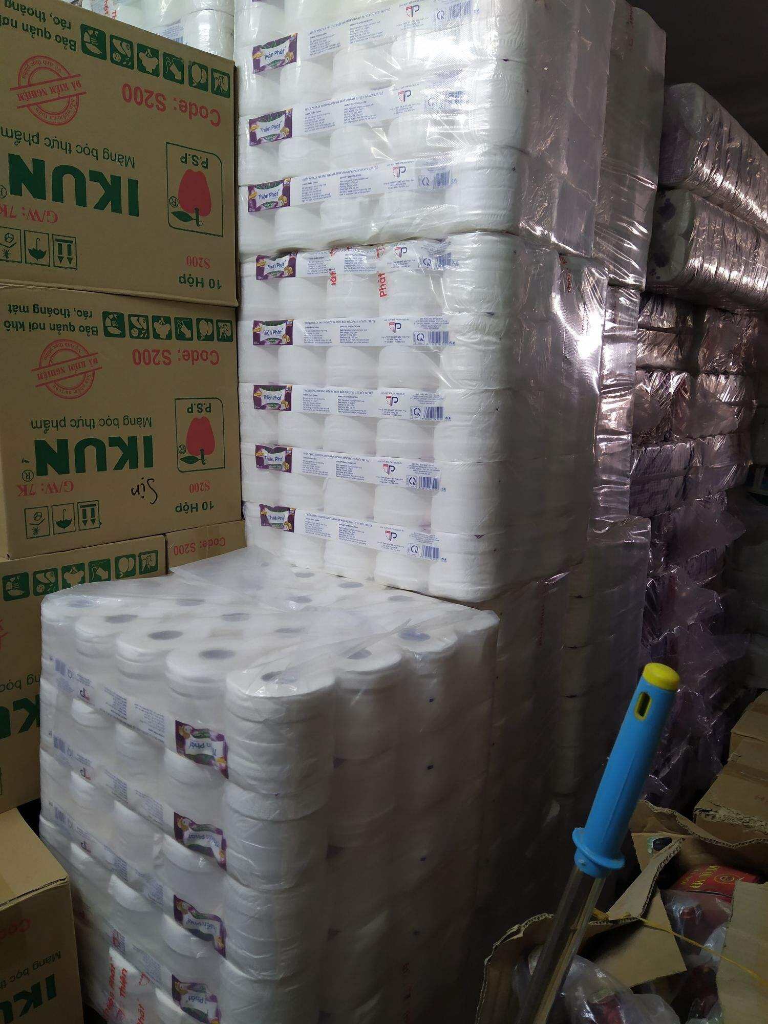 Bịch giấy vệ sinh loại 1 Thiện Phát .Túi 10 cuộn