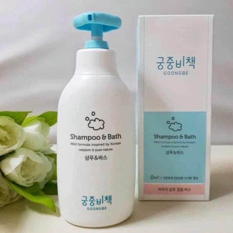 Sữa tắm cho bé goongbe shampoo and bath 350ml