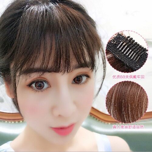 Tóc Mái Thưa Giả Hàn Quốc y như tóc thật