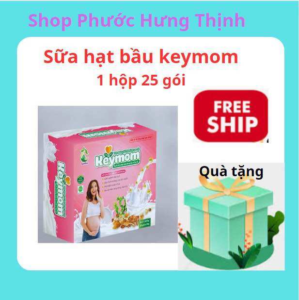 Sữa hạt bầu keymom tặng kèm quà