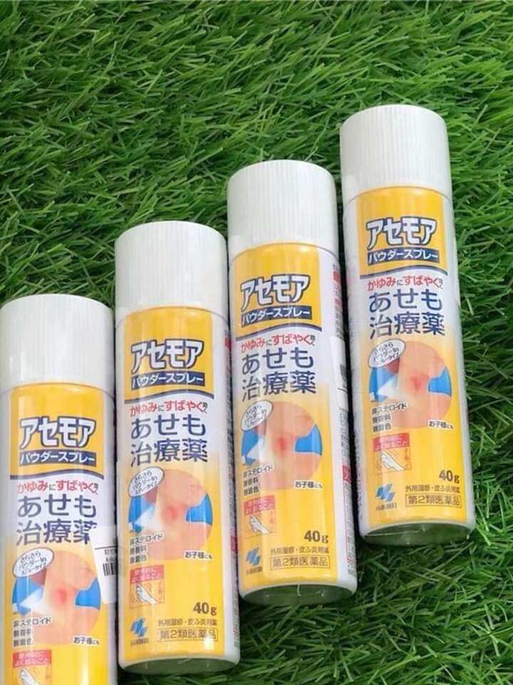 Xịt rôm sảy kobayashi nhật bản 40gr - xịt rôm sẩy cho bé