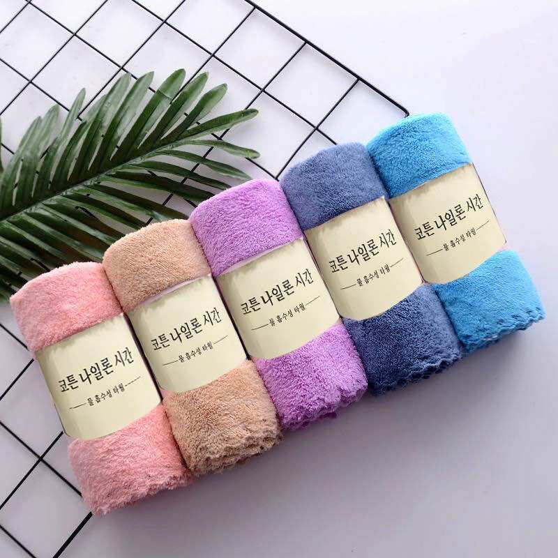 KhĂn mặt lông cừu Hàn Quốc mềm mịn