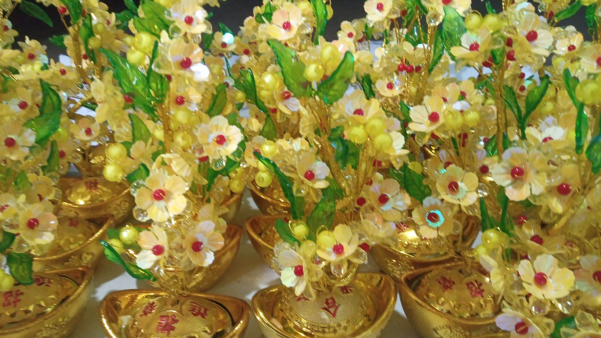 hoa pha lê tài lộc
