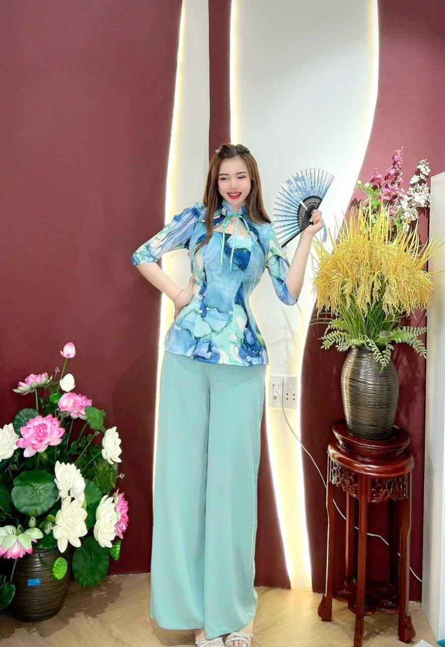 Set bà ba màu loang siêu xinh cho các nàng đủ size