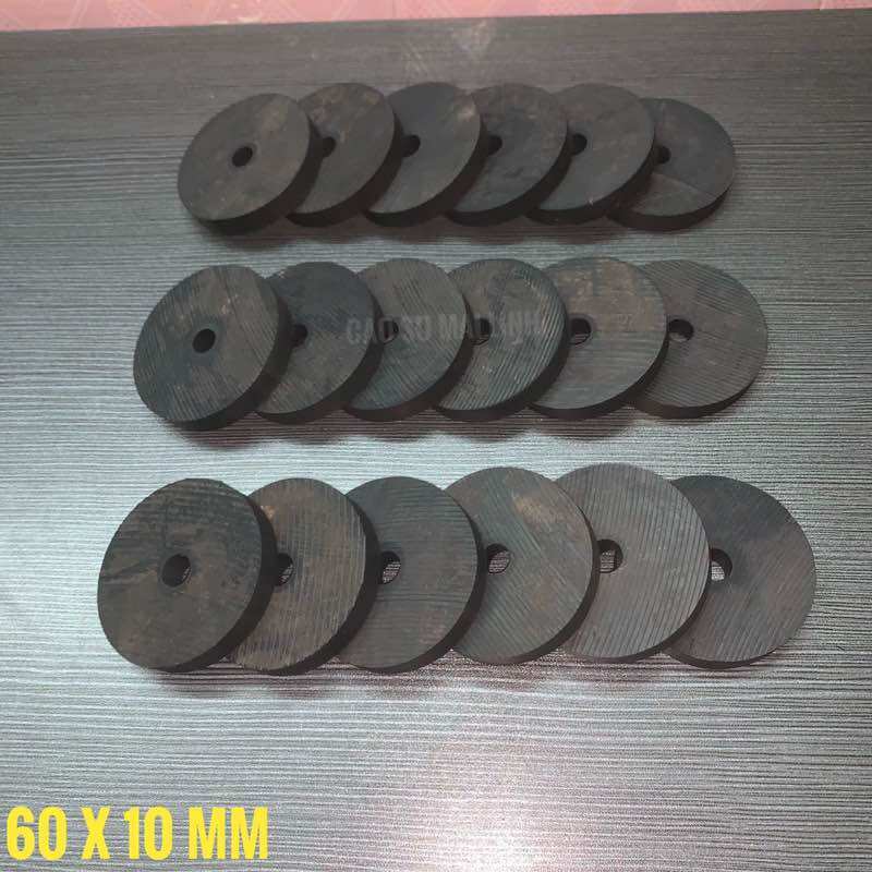 10 long đền cao su phi 50 ; 60 ; 70 dày 10 (mm)