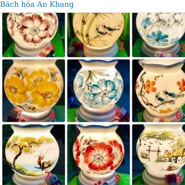 Đèn xông tinh dầu gốm sứ bát tràng