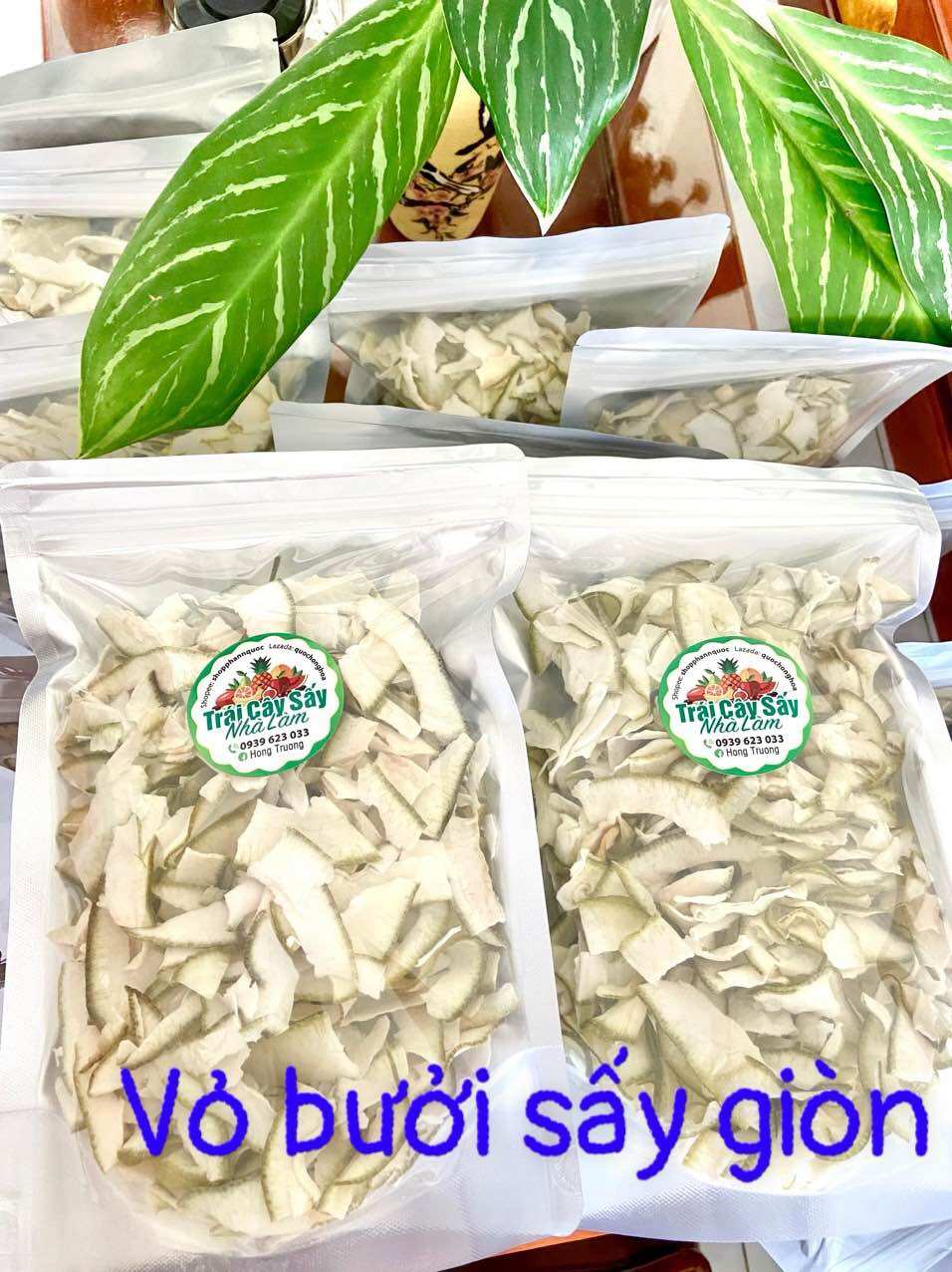 Vỏ bưởi sấy giòn 200g (gói to)