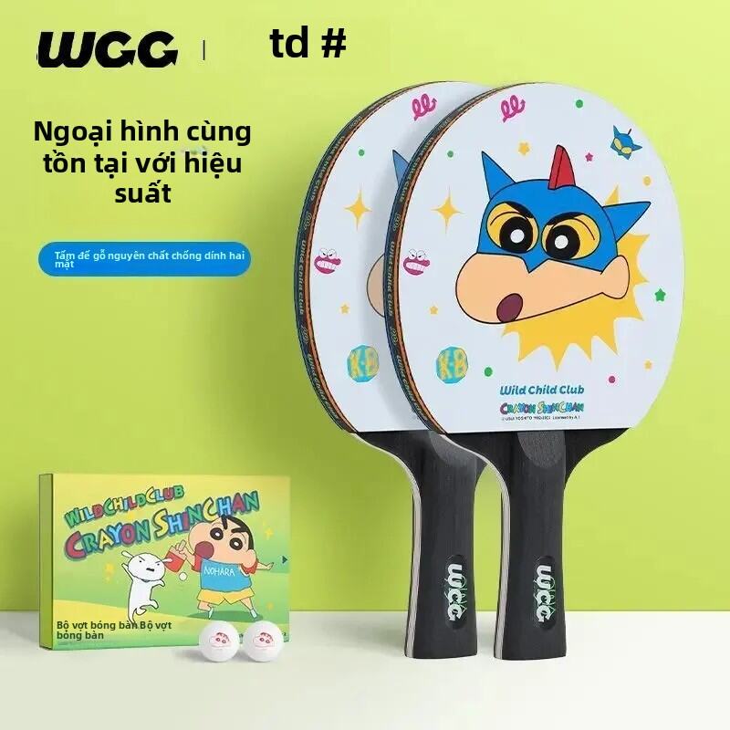 WCC Bóng Bàn Vợt Sách Tô Màu Thiết Kế Ngang Bộ Quà Tặng Cho Người Mới Bắt Đầu Ngôi Sao Đơn Dòng Hợp 