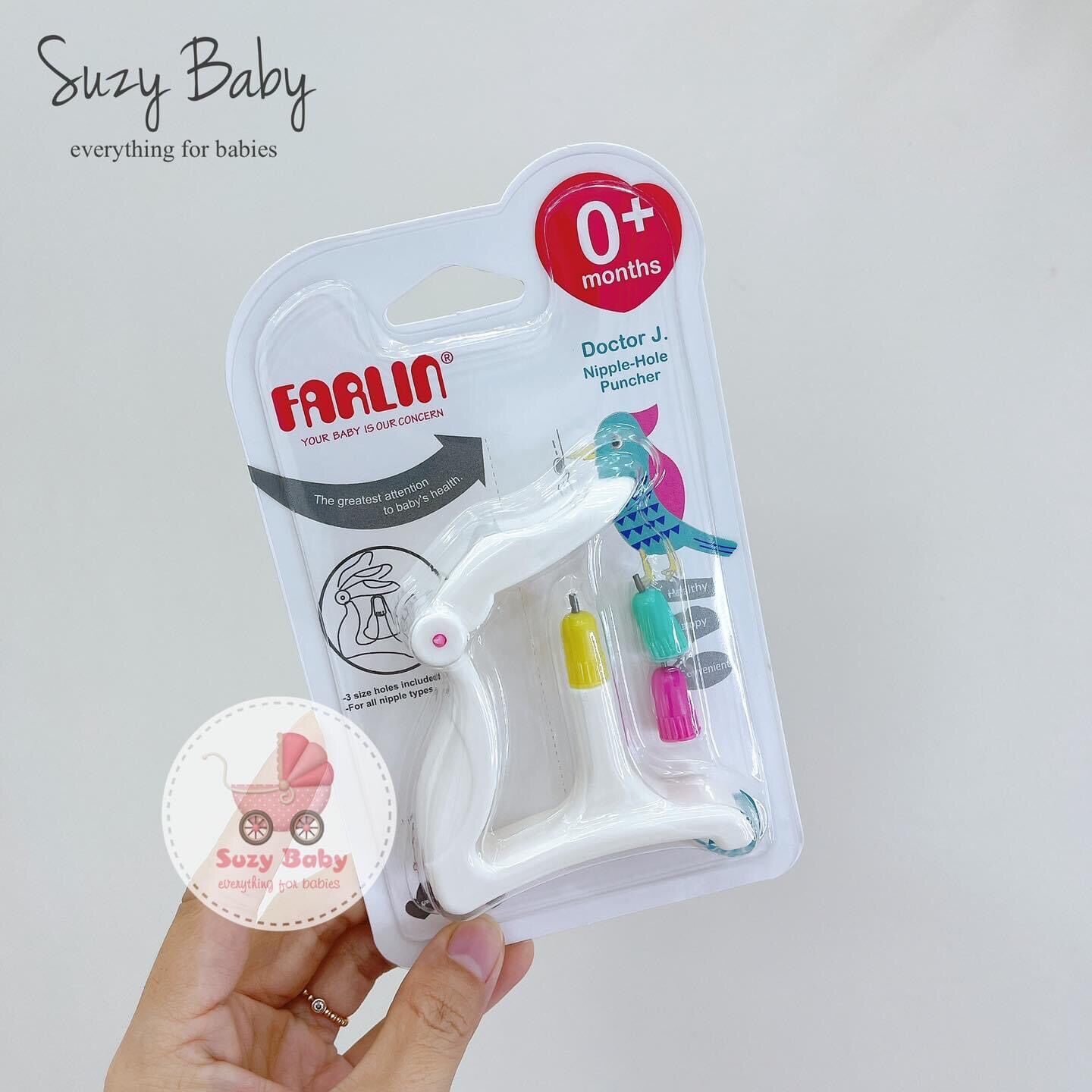 Dụng cụ dập lỗ núm ti cho bé