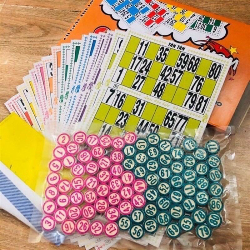 BỘ CỜ LÔ TÔ GIẤY GIẢI TRÍ NGÀY TẾT