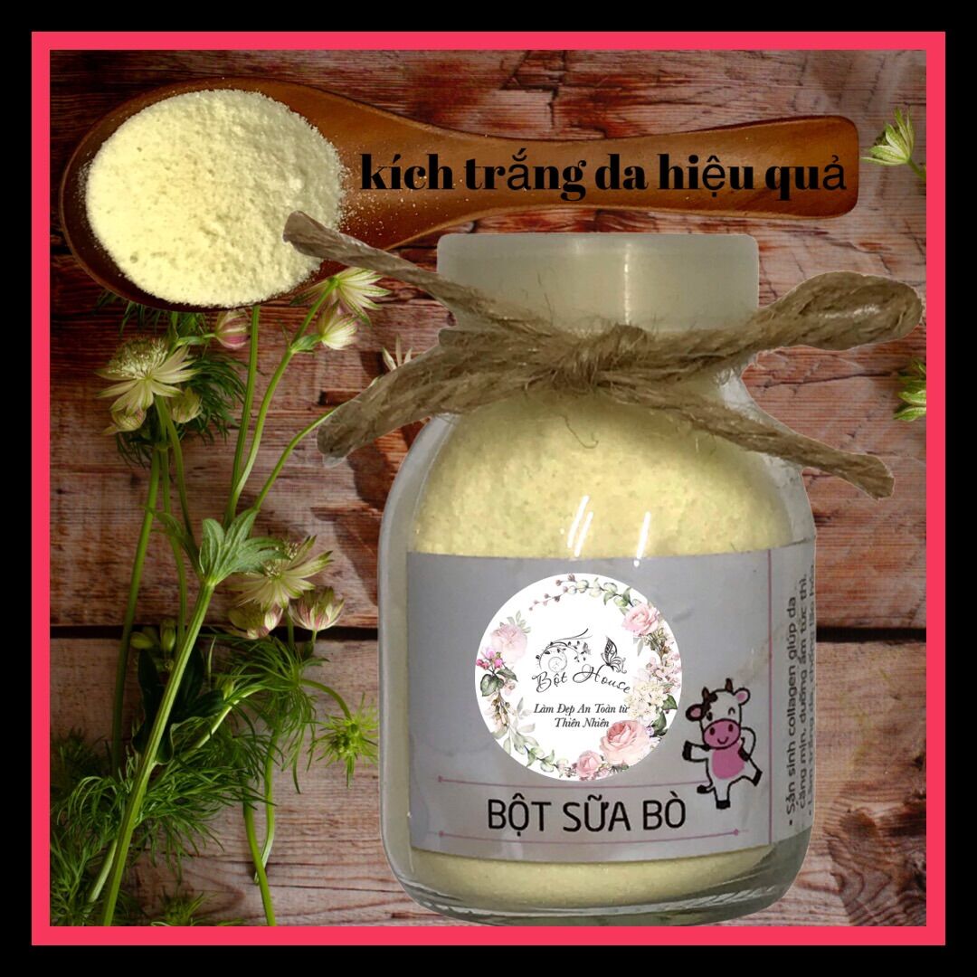 50gr bột sữa bò kích trắng da hiệu quả