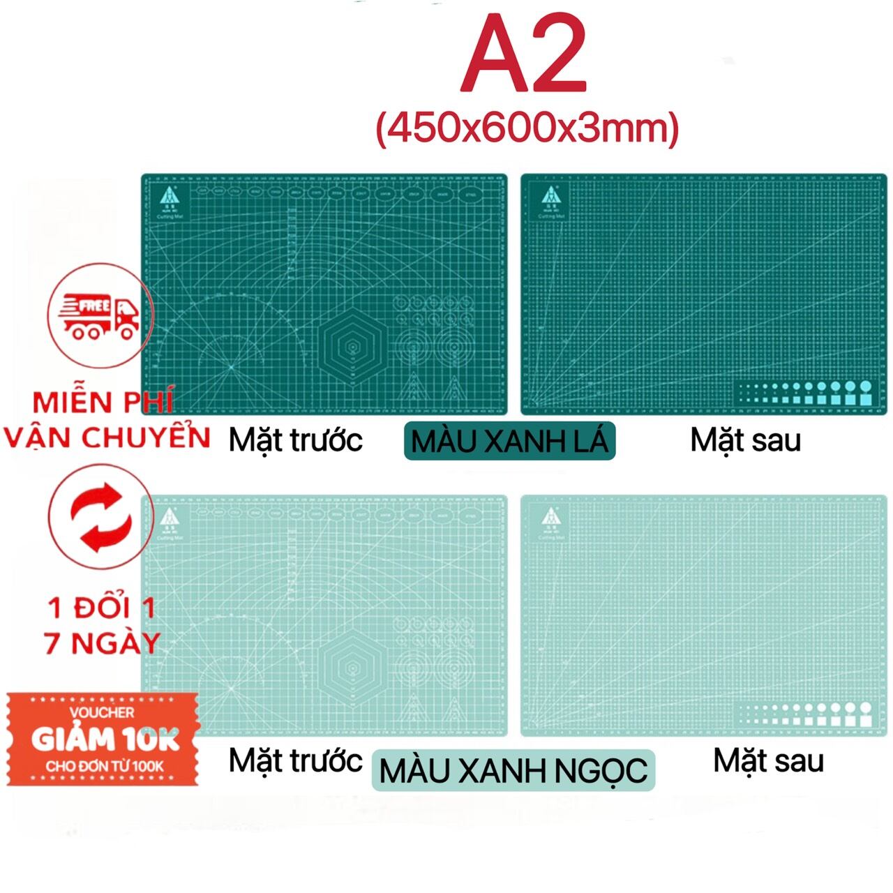 RẺ VÔ ĐỊCH chuyên sỉ Bảng kê cắt tự liền A2 DIY Cutting Mat thủ công kê vải