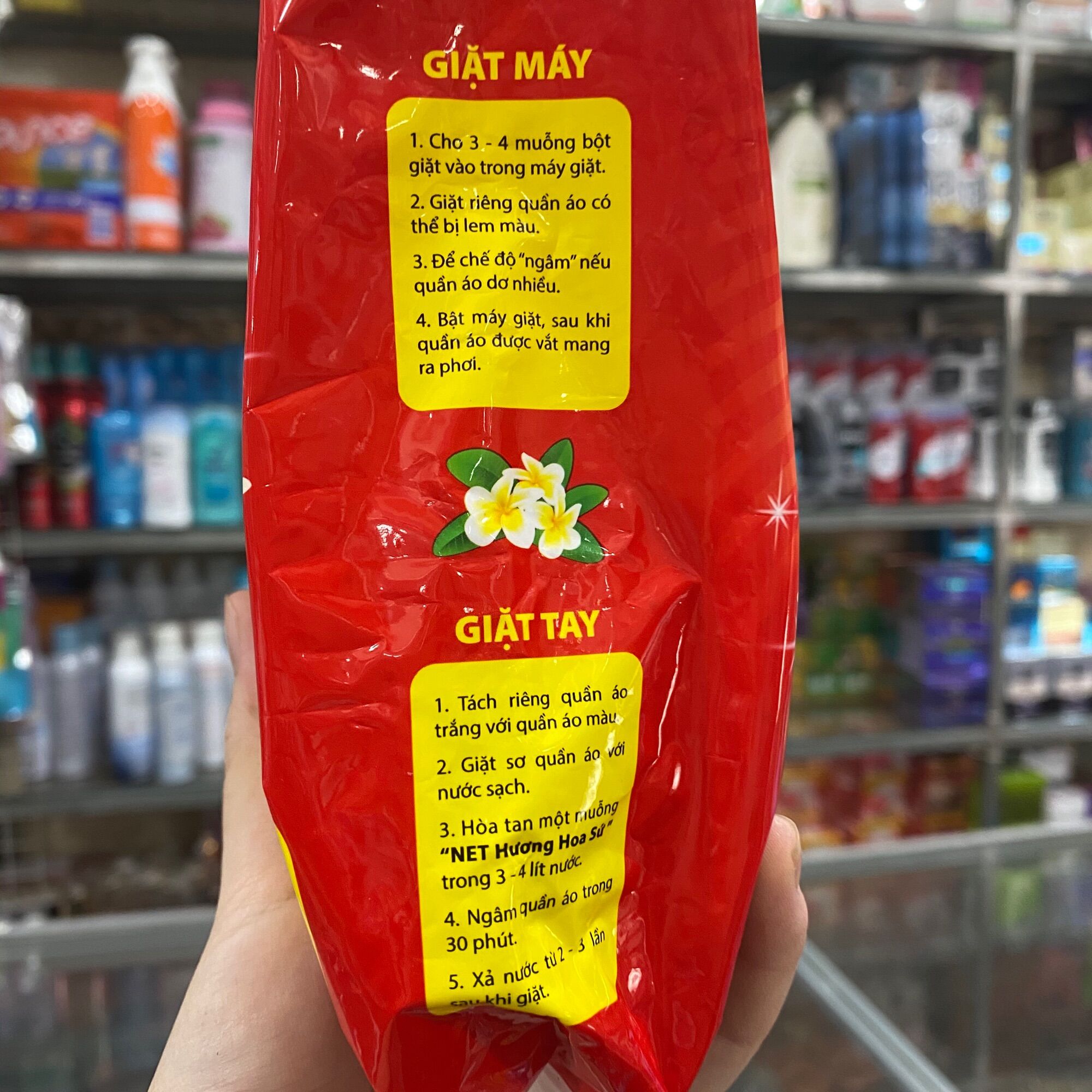Bột giặt NET hương hoa sứ 600g