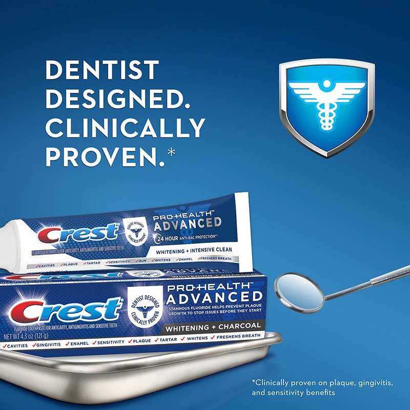 (Date T12/25) Kem đánh răng Crest Pro Health Advanced 164g của Mỹ