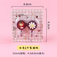 Set 2 cái móc dán tường treo đồ mẫu dễ thương