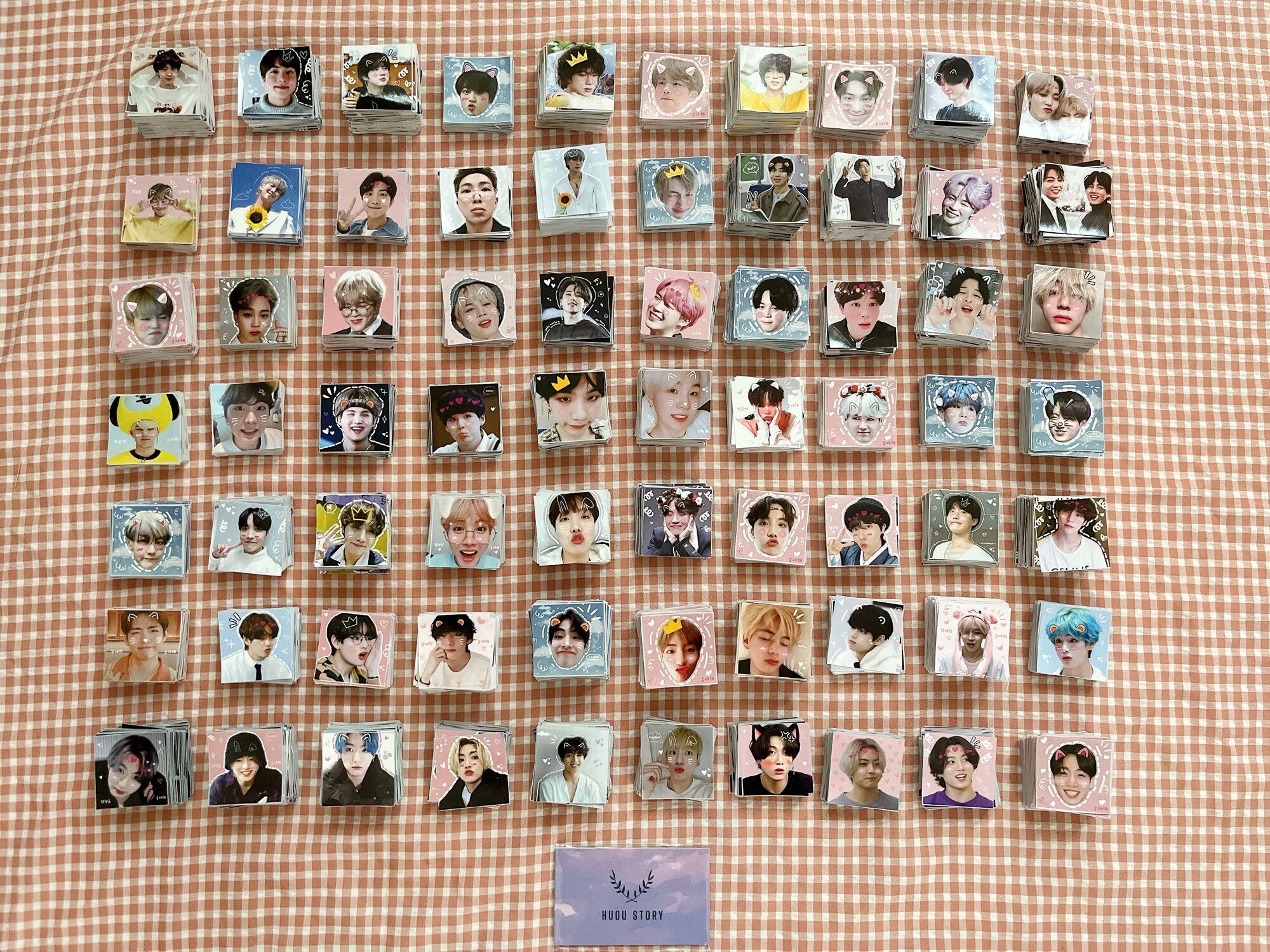 Sticker niêm phong BTS xinh xắn