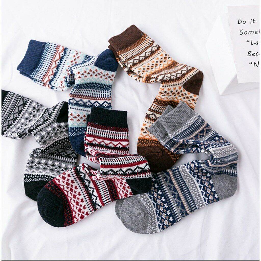 Set 5 đôi tất thổ cẩm mẫu 6