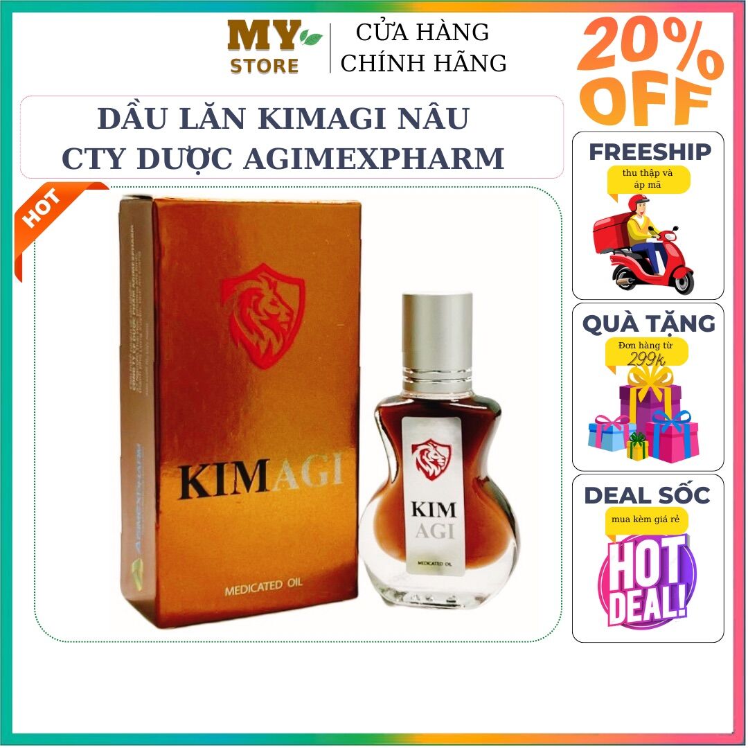Dầu lăn kimagi nâu hương nước hoa 9ml
