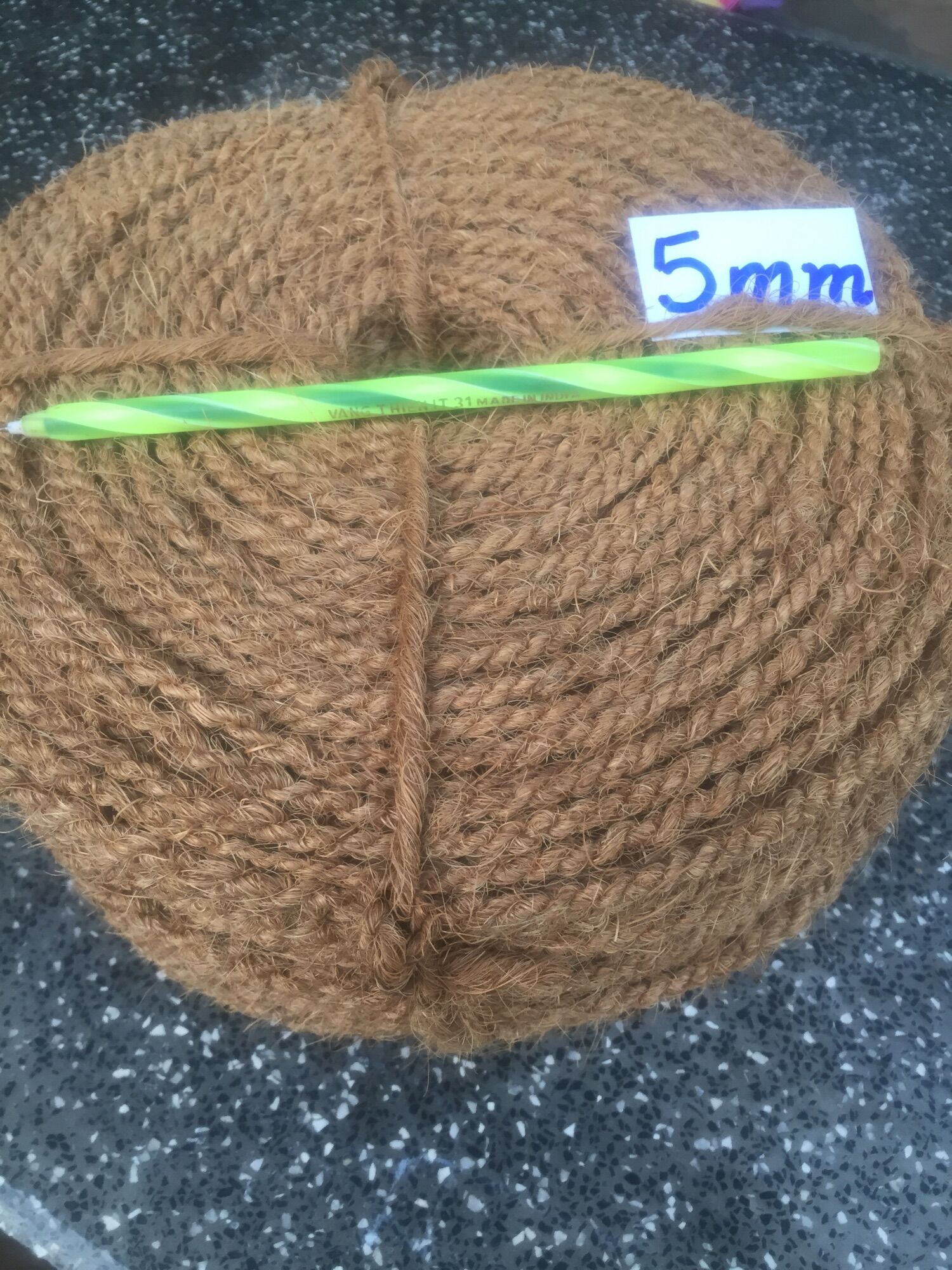 Dây xơ dừa 5mm, cuộn 100 mét