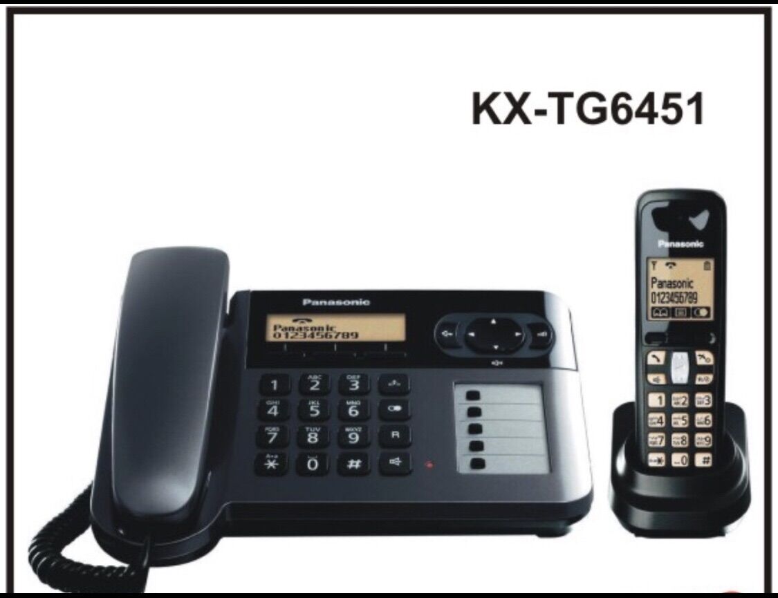 Máy điện thoại mẹ bồng con panaaonic kx-tg6451,6461,6411