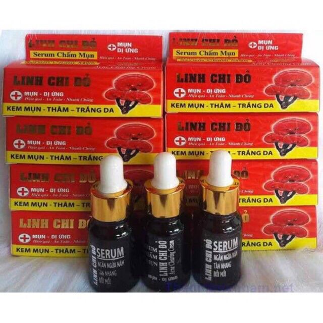Serum chấm mụn LINH CHI ĐỎ 10ml