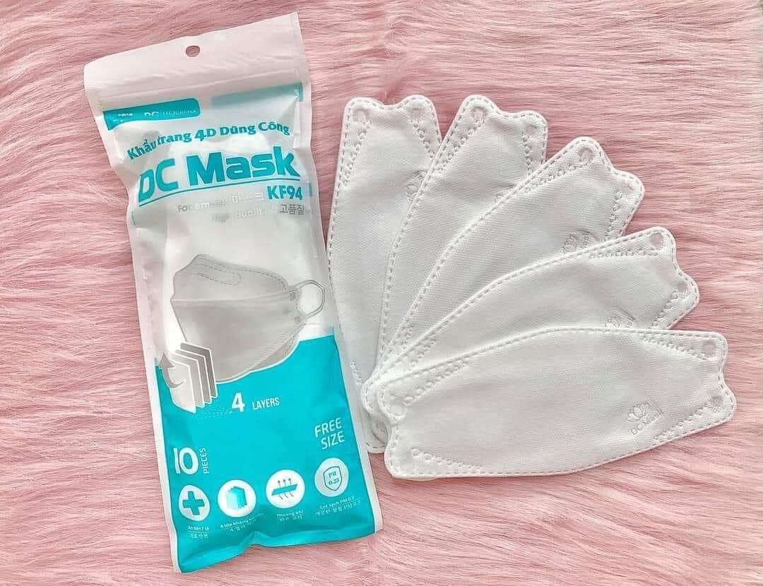 Combo 200 chiếc khẩu trang kf94-4 lớp Dũng Công