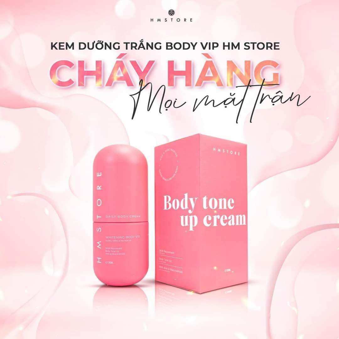 BODY VIP HM STORE  ( tặng kích trắng )