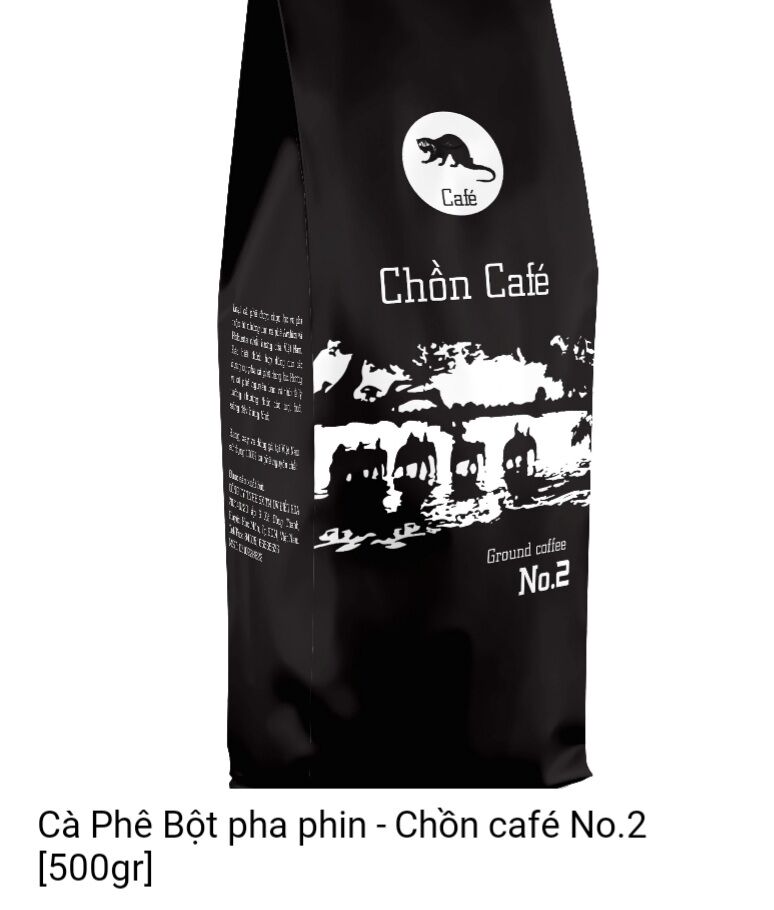 cà phê chồn đặc biệt gói 500g