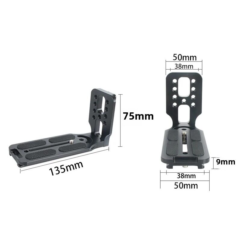Giá Đỡ Chữ L Đa Năng, Tháo Lắp Nhanh, Tấm L Cho Máy Ảnh, Vít 1/4 Inch, Tương Thích Với Máy Quay Video Dọc, Tương Thích Với Nikon, Canon, Sony, Fuji