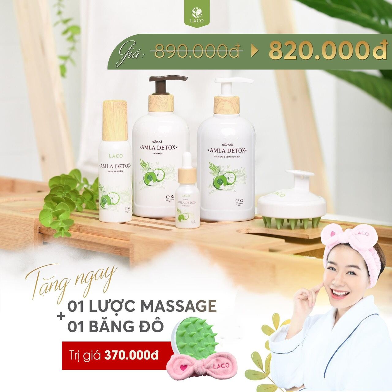 dầu gội amla detox trị rụng tóc và trị gàu