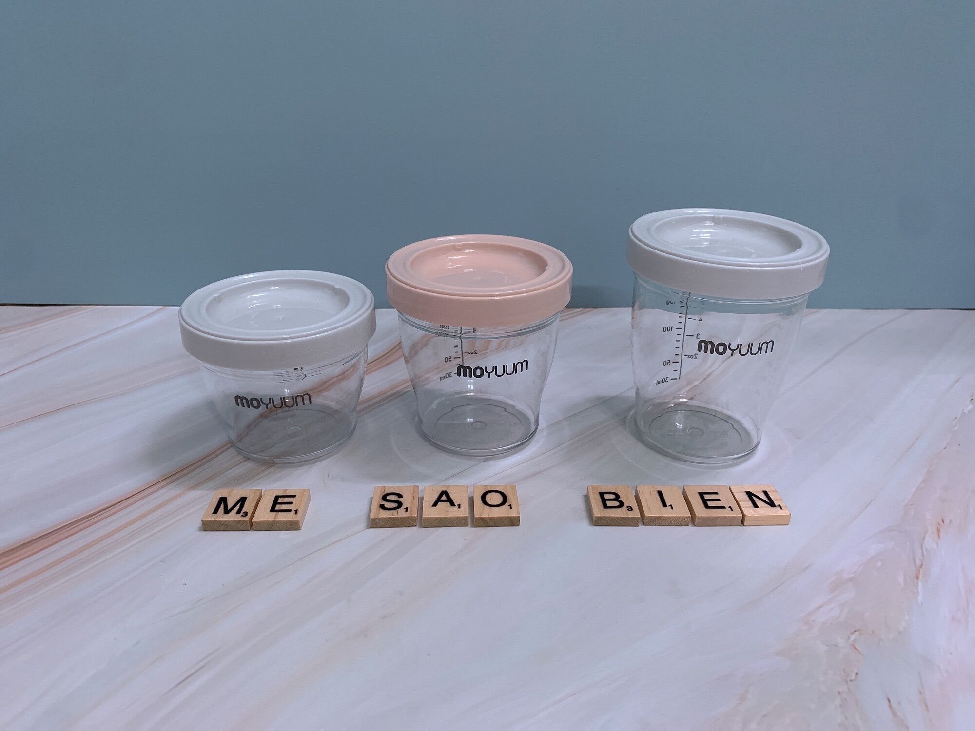 Hộp trữ sữa/ thức ăn Moyuum (có tách lẻ)