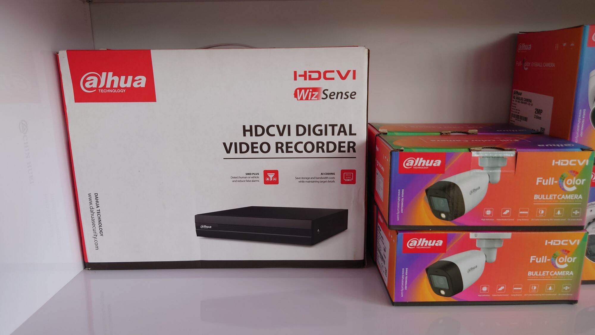 Trọn bộ camera dahua 4 cam + đầu ghi + hdd - chính hãng