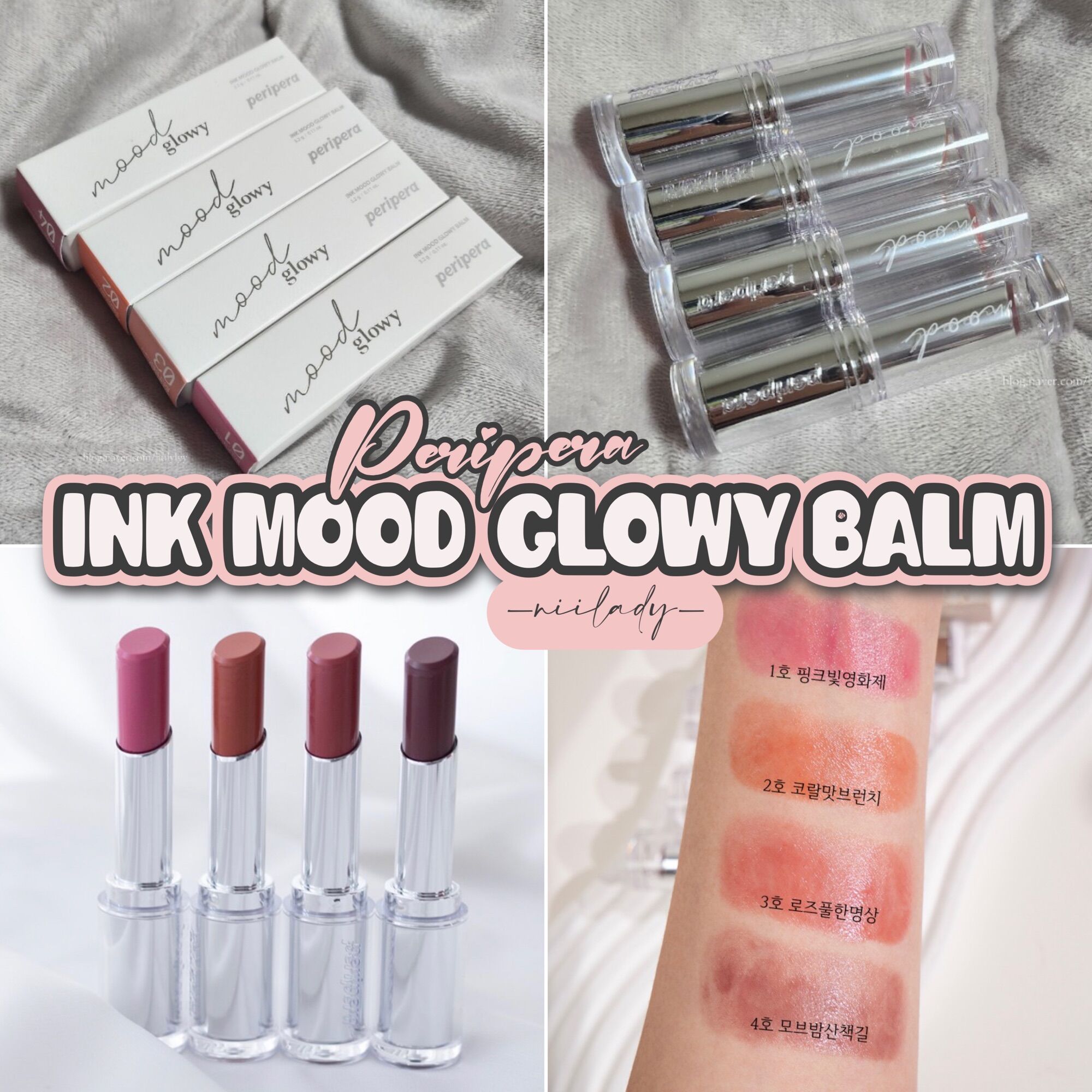 Son thỏi peripera ink mood glowy balm