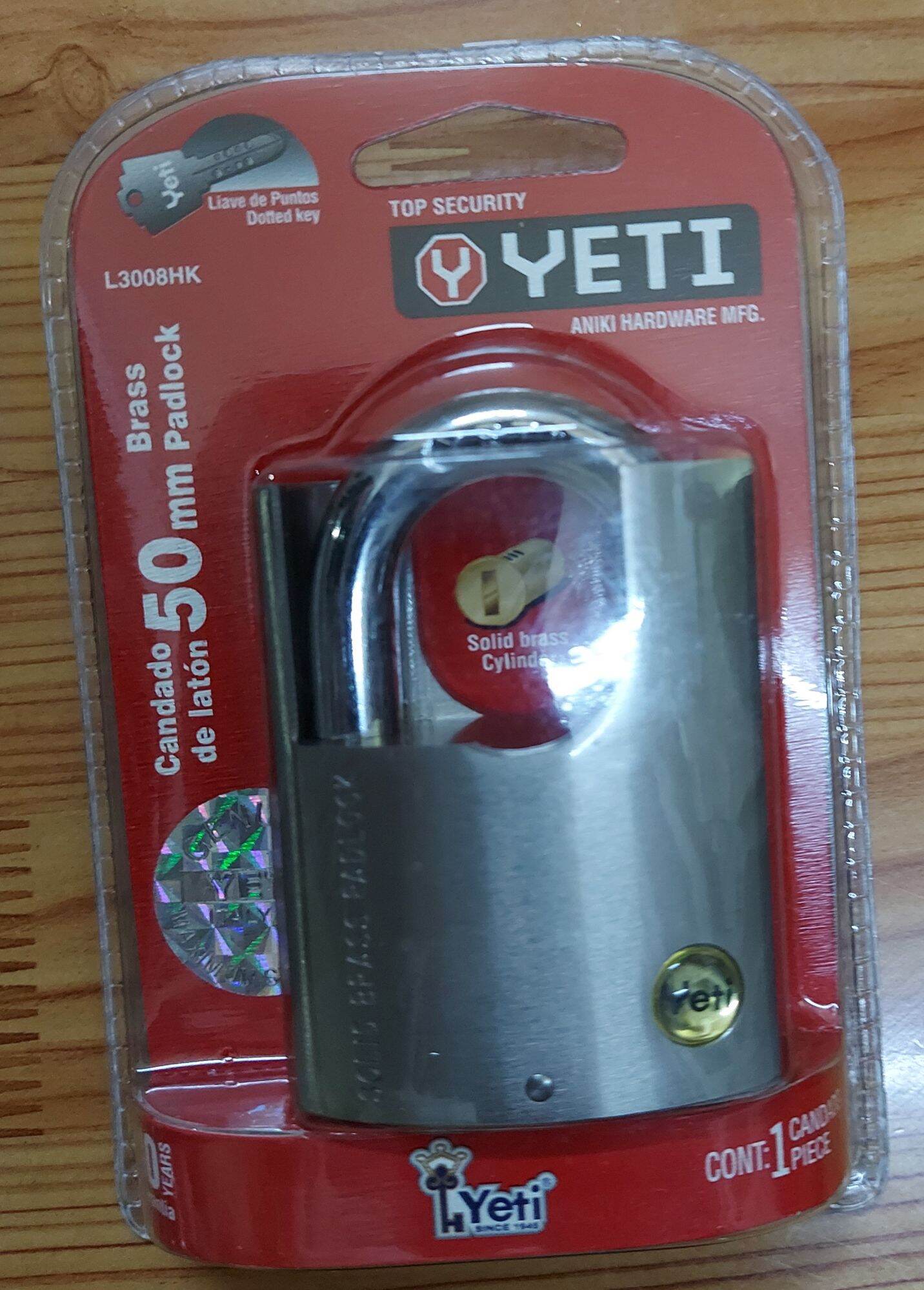 khóa móc YETI inox