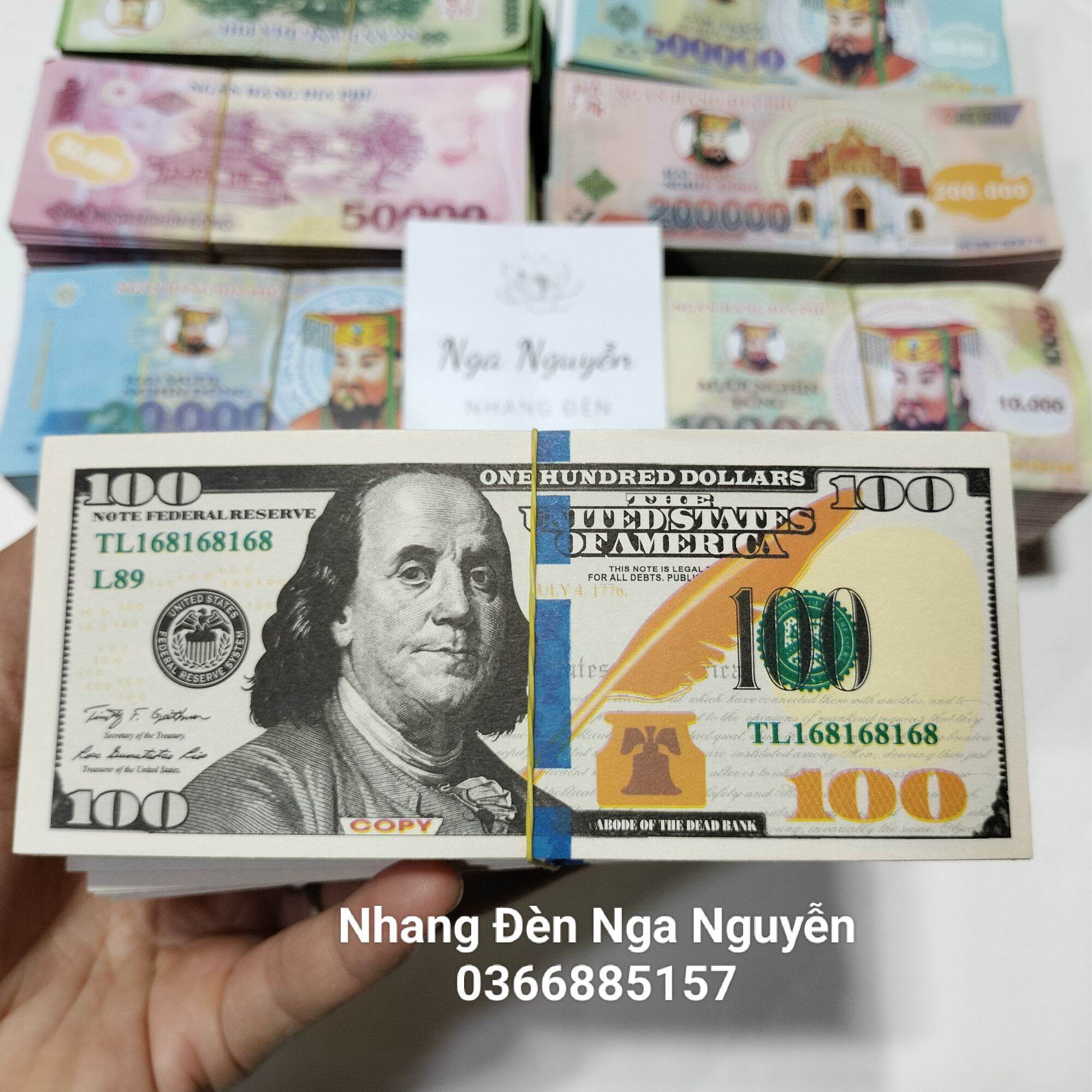 Giấy tiền Việt Polyme, đô Mỹ bóng đẹp