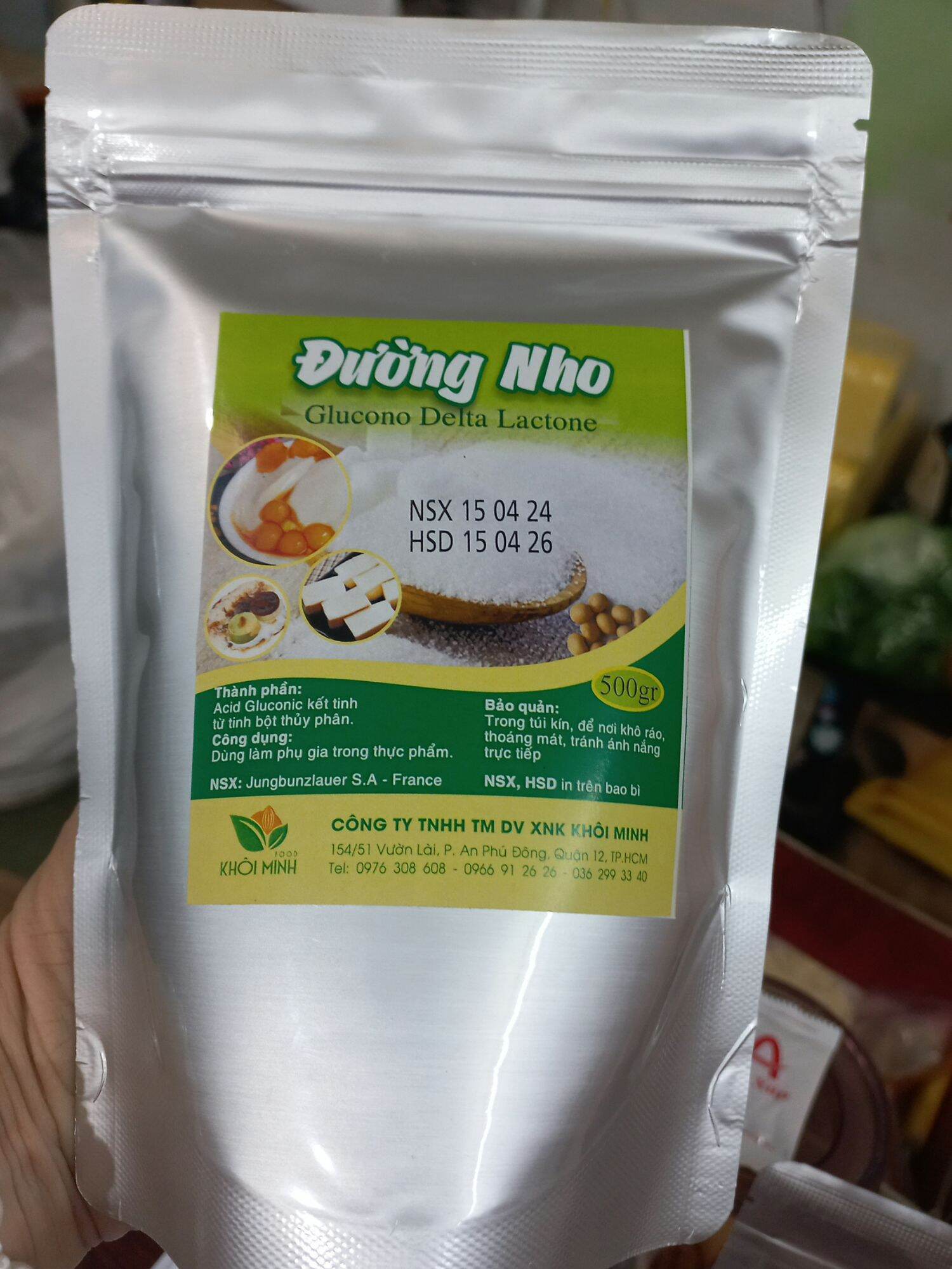ĐƯỜNG NHO PHÁP gói 500gr