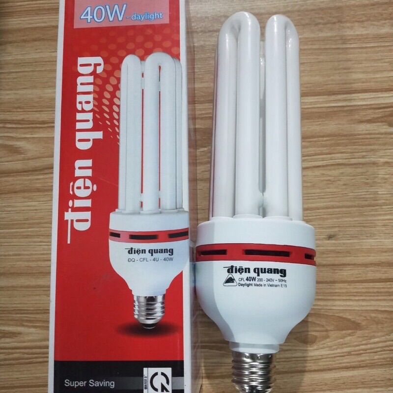 bóng compact 55w ,50w ,40w ánh sáng trắng 6500k Điện Quang