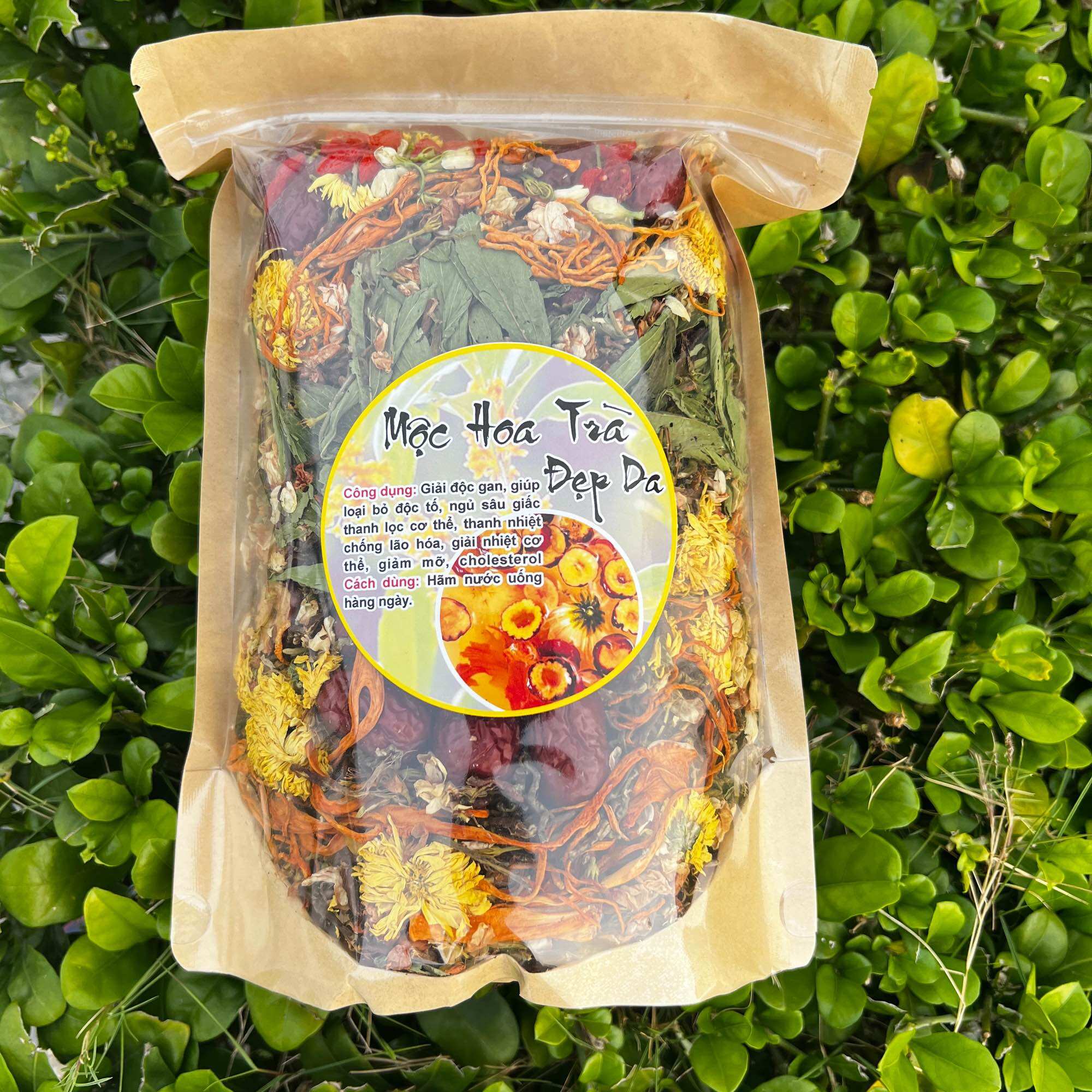 Trà thảo mộc Mộc hoa trà Tây bắc 7 vị thảo mộc