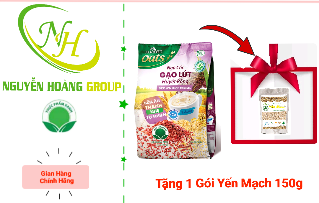 XUÂN AN - Ngũ Cốc Yến Mạch Ít Đường 400g
