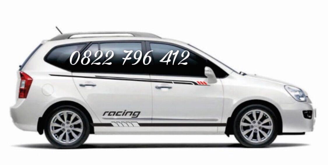 Tem dán sườn xe Kia Carens mẫu mới đơn giản