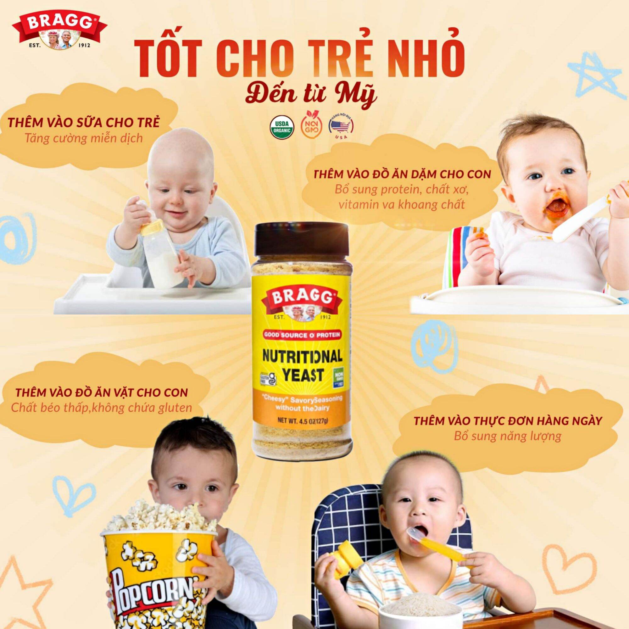 Men dinh dưỡng Bragg Mỹ _ Siêu thực phẩm