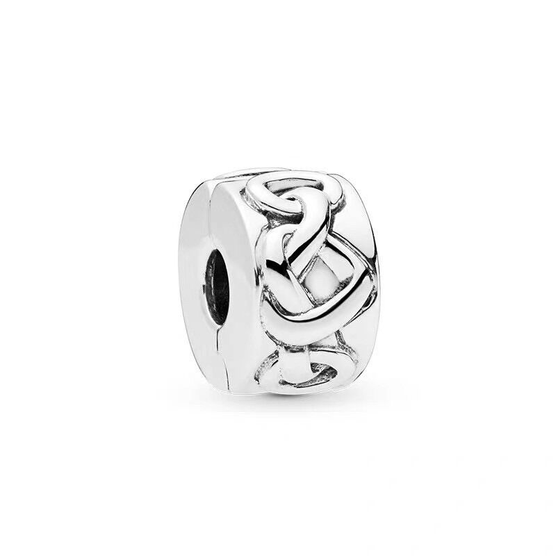 CHARM PAN ALE KHOÁ CHẶN TIM NỐI BẠC S925