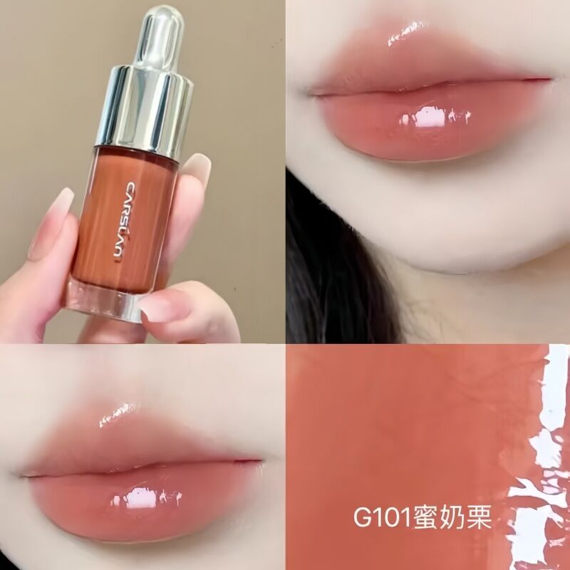 CARSLAN Lip Essence Mini G101 G102 Lipstick Moisturizing Long-lasting Natural Glossy Lip Glaze Hydra