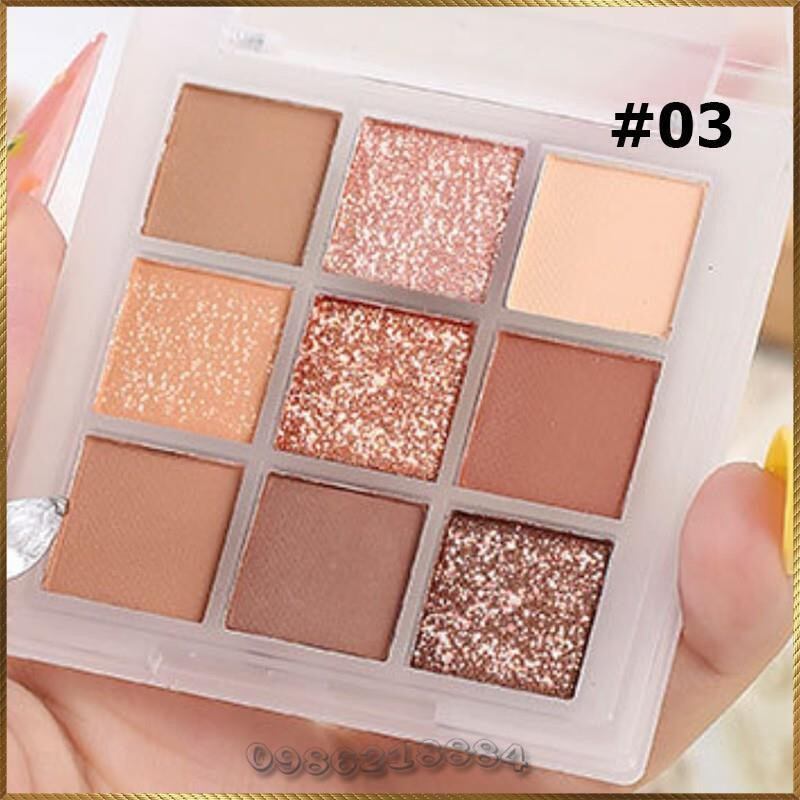 Phấn mắt Lameila 9 ô màu