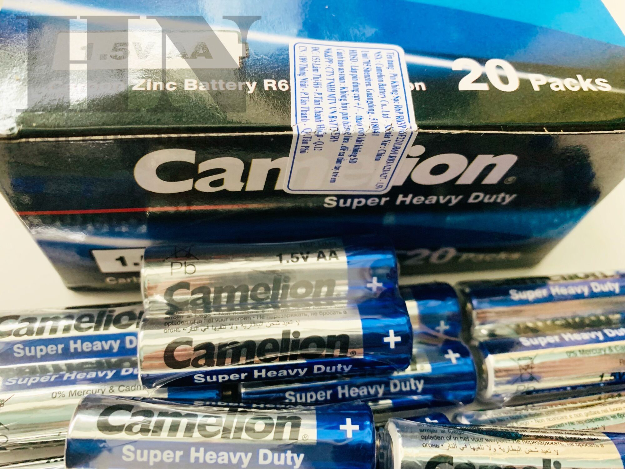 PIN AA(2A) VÀ AAA (3A) CAMELION HỘP 40 VIÊN 1.5V
