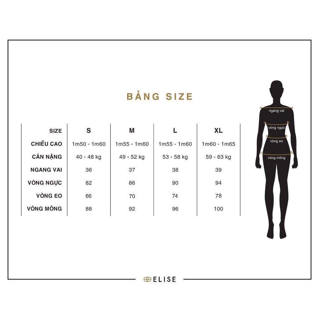 Elise Sơ mi xanh cổ lệch size L (form nhỏ = M) nguyên tag