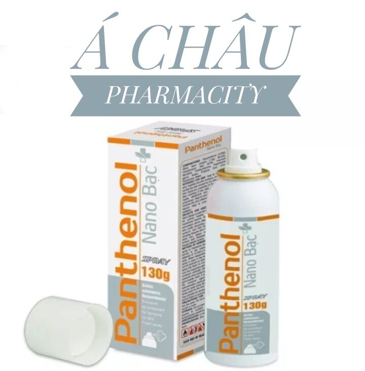 Xịt bỏng panthenol nano bạc 130g giúp làm dịu ,dưỡng ẩm da